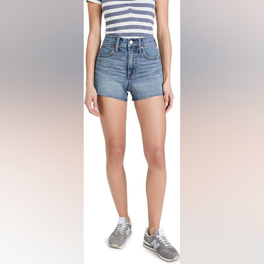 Madewell High Rise Denim Shorts Size 30 - Picture 11 of 15